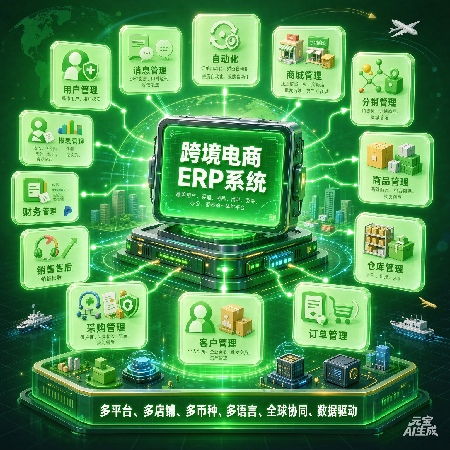 独立站 - 跨境电商ERP系统